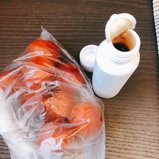랩앤뷰티 메가 벨벳 콜라겐 12000 — 4점을 준 리뷰어가 2021년 6월 올린 사용 사진