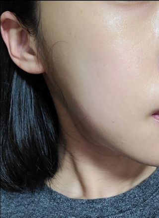 쿠피 피디알엔 연어 더마 페이셜 마스크 — 5점을 준 리뷰어가 2021년 11월 올린 사용 사진