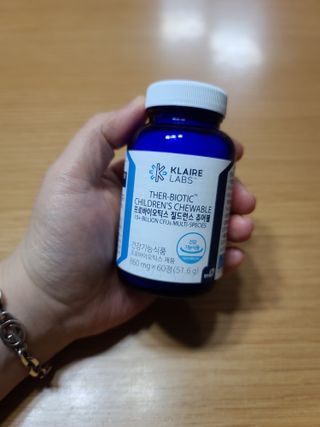 [Dr.PNT] 닥터피엔티 프로바이오틱스 칠드런스 츄어블 / 2개월분 — 5점을 준 리뷰어가 2023년 1월 올린 사용 사진