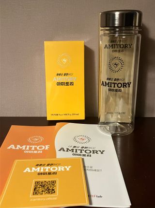주식회사 씨크릿비에프랩 마시는 아미노산 아미토리 열대과일맛 14포 [1포, 5g / 보틀증정] — 5점을 준 리뷰어가 2022년 12월 올린 사용 사진