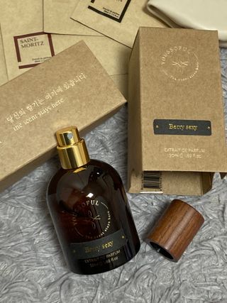 유쏘풀 익스프레 드 퍼퓸 50ml 4종  [세인트 모리츠] [베리섹시] [상탈 세콰이아] [엠포리아 코튼] 중 택 1 — 4점을 준 리뷰어가 2022년 3월 올린 사용 사진