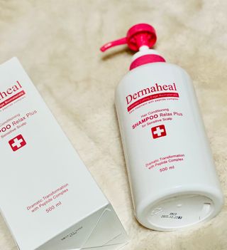 더마힐 헤어 컨디셔닝 샴푸 릴렉스 500ml — 5점을 준 리뷰어가 2021년 2월 올린 사용 사진