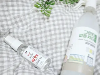 [엠메이데이] 그린티 피톤치드 감쪽같이 500ml + 손소독액 50ml — 5점을 준 리뷰어가 2022년 3월 올린 사용 사진