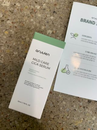 아르비엔 마일드케어 비건 시카세럼 — 5점을 준 리뷰어가 2021년 2월 올린 사용 사진