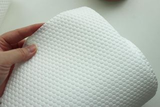 부직포나라 중금속유해물질ZERO 뜯어쓰는 주방 일회용수세미 60매 2매 — 4.5점을 준 리뷰어가 2022년 12월 올린 사용 사진