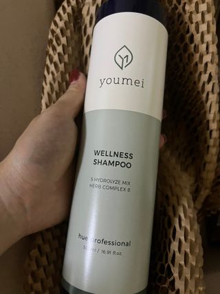 유메이 웰니스 샴푸 500ml — 5점을 준 리뷰어가 2022년 1월 올린 사용 사진