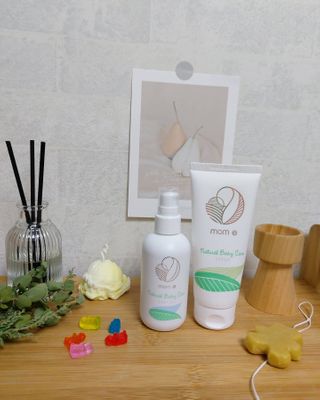 mom e 맘이 내추럴 베이비 케어 크림+바디오일 — 5점을 준 리뷰어가 2021년 1월 올린 사용 사진