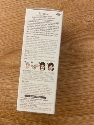 프리타임1 프리타임 파파야 엔자임 워시, 파우더 페이스 폼 클렌저 — 5점을 준 리뷰어가 2023년 3월 올린 사용 사진
