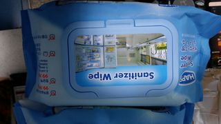 햅스 세균없는 주방 대형 2팩, HAPS sanitizer wipe — 5점을 준 리뷰어가 2022년 1월 올린 사용 사진
