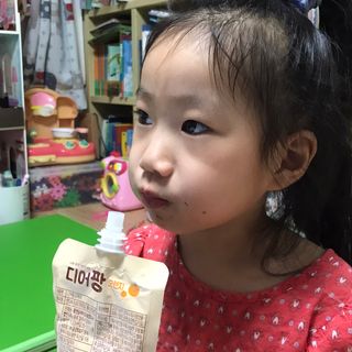[몸엔용] 우리 아이 건강간식, 달콤한 녹용곤약젤리 디어팡 4종 — 5점을 준 리뷰어가 2021년 8월 올린 사용 사진
