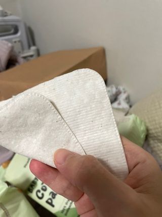 디어엘로디 유기농 무표백 건티슈 60매 — 5점을 준 리뷰어가 2022년 8월 올린 사용 사진