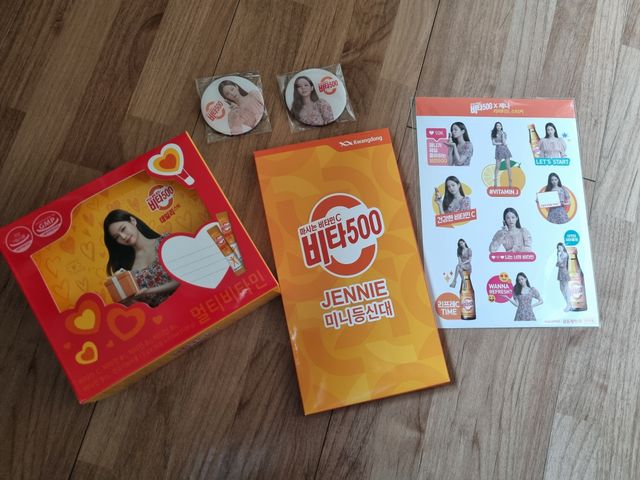 [제니에디션] 비타500데일리스틱 gift set 60포+제니굿즈 3종+쇼핑백 리뷰 사진