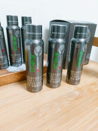 [풀무원] 녹용진 50ml 9입 — 5점을 준 리뷰어가 2021년 3월 올린 사용 사진