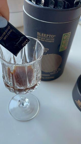 프리마인 자체 기업부설 연구소에서 찾아낸 건강한 수면의 비밀.  슬립토 플러스 30포 — 4점을 준 리뷰어가 2023년 3월 올린 사용 사진