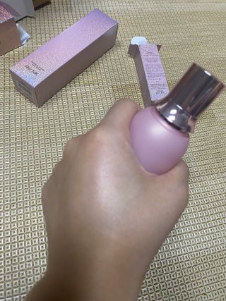 리엔케이 핑크 볼륨 래디언스 컬러크림 스페셜 에디션 3종 — 5점을 준 리뷰어가 2022년 10월 올린 사용 사진