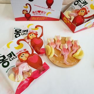 폭신 쫄깃 식감 로맨스, 몽키나나 젤리 8봉지 — 5점을 준 리뷰어가 2021년 2월 올린 사용 사진