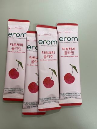 이롬 erom 타트체리 콜라겐 — 5점을 준 리뷰어가 2021년 3월 올린 사용 사진