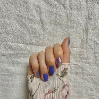 데싱디바 글레이즈 젤네일 별빛유리네일 6종_랜덤발송 — 5점을 준 리뷰어가 2021년 8월 올린 사용 사진
