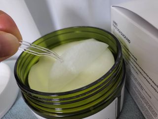 랑벨 랑바이오 블랙 시카 퀵 패드 100매 (3초 쿨링/3분 흡수, 블랙비 프로폴리스/시카 4종 함유, 대용량) — 5점을 준 리뷰어가 2022년 3월 올린 사용 사진
