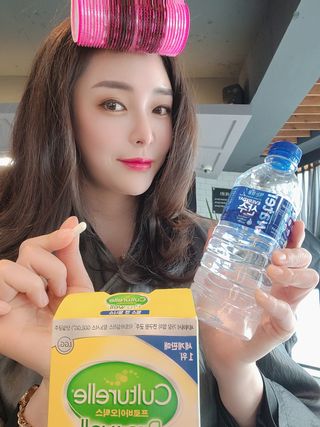 컬처렐 LGG 유산균 헬스앤웰니스 1개월분 — 5점을 준 리뷰어가 2021년 2월 올린 사용 사진