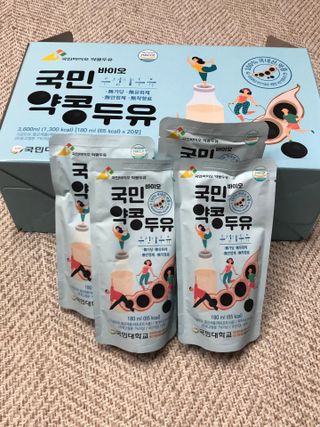 국민바이오 약콩두유 — 5점을 준 리뷰어가 2022년 5월 올린 사용 사진