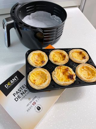 디앙뜨 포르투갈 에그타르트 오리지널 맛+패션후르츠+초콜릿타르트 맛 중 택1 — 5점을 준 리뷰어가 2021년 8월 올린 사용 사진