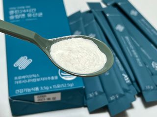 클린24시간 슬림앤유산균 1박스 (3.5g X 15포) — 4.5점을 준 리뷰어가 2022년 7월 올린 사용 사진