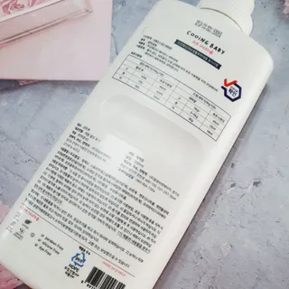 쿠잉베이비 에어워시 세탁세제,섬유유연제 1L — 5점을 준 리뷰어가 2023년 1월 올린 사용 사진