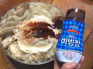 팔도비빔장 시그니처 380g 2개 — 4점을 준 리뷰어가 2022년 2월 올린 사용 사진