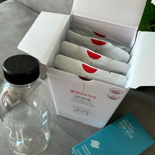 클린24시간 1BOX(5포) + 전용보틀(500ml) — 4.5점을 준 리뷰어가 2023년 6월 올린 사용 사진