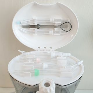 주식회사 클린디 [클린디] 양치 후 남은 이물질, 물치실로 완벽 제거 🦷 구강세정기 세트 [맞춤 칫솔 + 치약 포함] — 5점을 준 리뷰어가 2021년 12월 올린 사용 사진