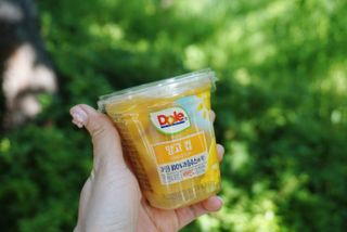 돌 MF[Dole] 파인애플컵/망고컵/복숭아컵 198g 6입X1박스 (맛 1가지 랜덤 발송) — 4.5점을 준 리뷰어가 2024년 5월 올린 사용 사진