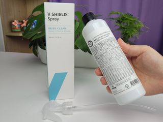 브이쉴드 살균 스프레이 300ml — 5점을 준 리뷰어가 2021년 7월 올린 사용 사진