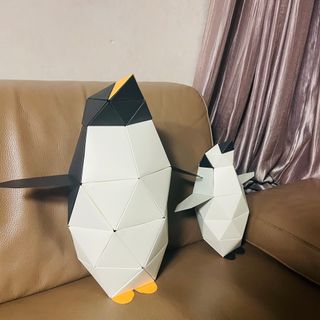 [폴리곤즈] 허들린 패밀리 DIY 블록 세트 (허들린 펭귄 블록+미니허들린 펭귄 블록) — 5점을 준 리뷰어가 2022년 4월 올린 사용 사진