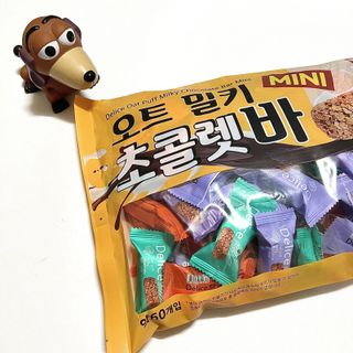 델리스 오트 밀키 초콜릿 바 — 5점을 준 리뷰어가 2022년 3월 올린 사용 사진