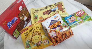 해태제과 2022 호랑이 스낵 5종 세트 — 5점을 준 리뷰어가 2022년 1월 올린 사용 사진