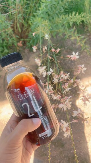 클린24시간 1BOX(5포) + 전용보틀(500ml) — 5점을 준 리뷰어가 2023년 6월 올린 사용 사진
