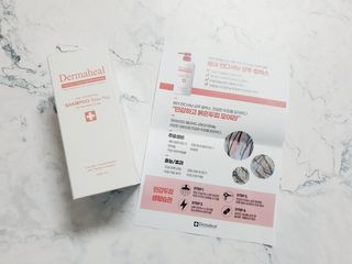 더마힐 헤어 컨디셔닝 샴푸 릴렉스 500ml — 5점을 준 리뷰어가 2021년 3월 올린 사용 사진