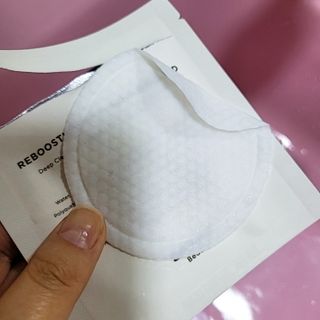 세렌디뷰티 리부스팅 시카 클렌징 패드 — 3.5점을 준 리뷰어가 2021년 7월 올린 사용 사진