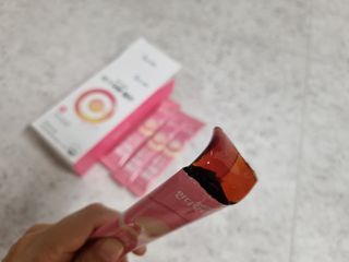 [인디닥터] 면역 생생 핑크 이뮨 젤리 — 5점을 준 리뷰어가 2022년 5월 올린 사용 사진