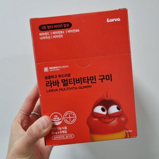 [푸름웰니스] 라바 멀티비타민 구미 36g — 5점을 준 리뷰어가 2022년 2월 올린 사용 사진