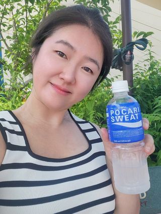[동아오츠카] 포카리스웨트  500ml PET + 이온워터 500ml PET — 5점을 준 리뷰어가 2025년 7월 올린 사용 사진