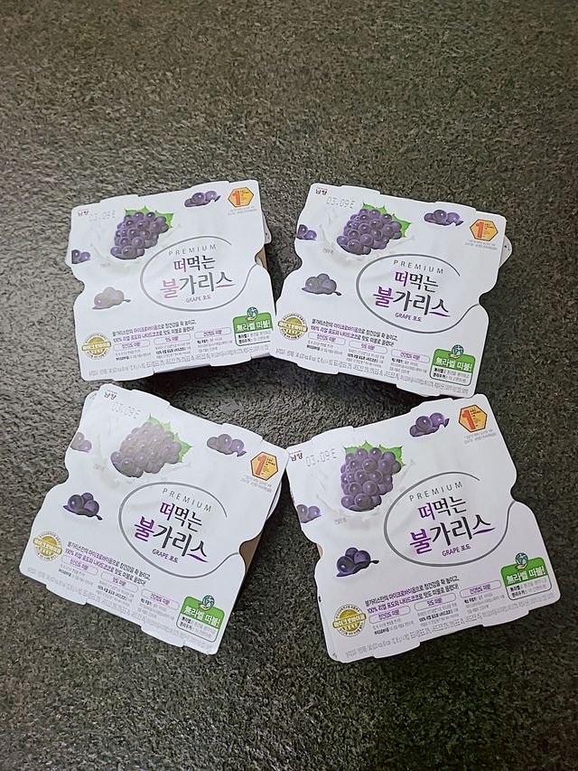 떠먹는 불가리스 4종 리뷰 사진