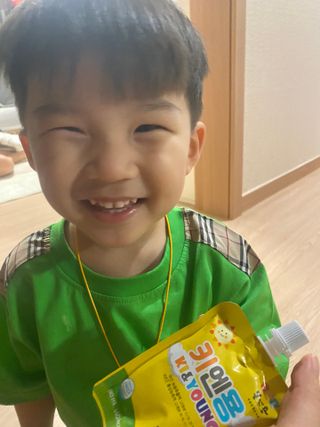 [몸엔용] 어린이, 초등학생의 영양간식 달콤 국산녹용 키엔용  80ml x 10포 — 5점을 준 리뷰어가 2021년 7월 올린 사용 사진
