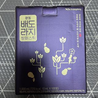 광동생활건강 나우 [광동] 배도라지 쌍화스틱 10mL x 100포 — 5점을 준 리뷰어가 2022년 12월 올린 사용 사진