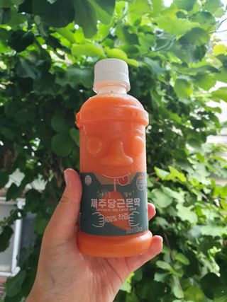 탐라원 제주의 맛, 몬딱주스 4종세트 - 한라봉몬딱주스, 천혜향몬딱주스, 청귤에이드, 당근몬딱주스 — 5점을 준 리뷰어가 2021년 8월 올린 사용 사진