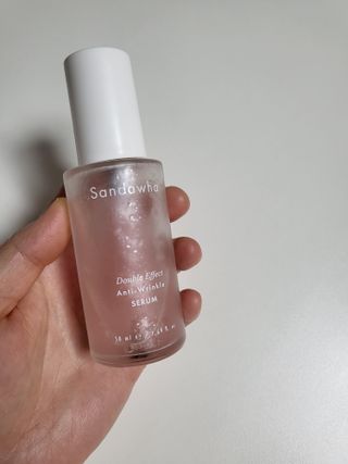 산다화 더블 이펙트 안티 링클 세럼 50ml — 5점을 준 리뷰어가 2023년 4월 올린 사용 사진