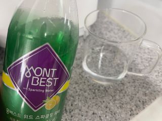 몽베스트 Montbest with Sparkling water Lemon OR Lime 20병(랜덤) — 5점을 준 리뷰어가 2022년 6월 올린 사용 사진