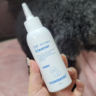 [댕모어 클리너 3종] 아이클리너 / 이어클리너 / 덴탈클리너 3종 세트 (120ml) — 2점을 준 리뷰어가 2023년 8월 올린 사용 사진