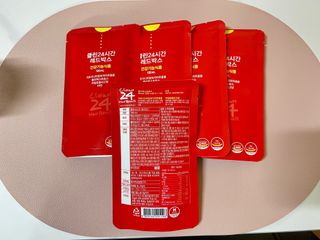 클린24시간 레드박스 1BOX(5포) + 전용보틀(500ml) — 5점을 준 리뷰어가 2024년 1월 올린 사용 사진